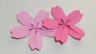 origami cherry blossom paper flower