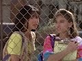 Pink Ranger Kimberly Amy Jo Johnson walking through a waste dump