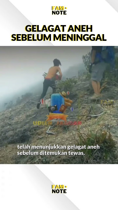 Gelagat Aneh Seorang Pendaki Sebelum Meninggal di Gunung Lawu