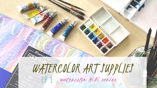 Watercolor Supplies for BEGINNERS - What You Need to Know!