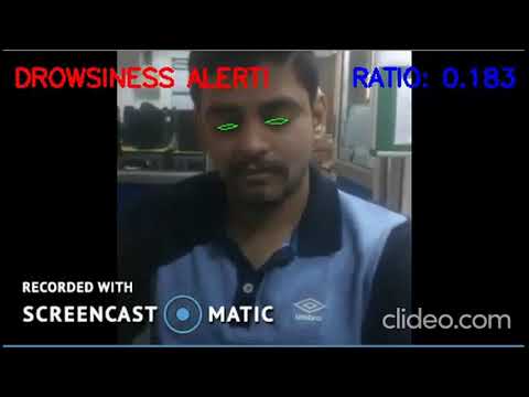 Drowsiness Detection using Python and OpenCV - YouTube