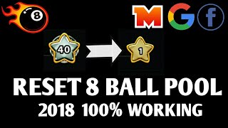 How to reset 8 ball pool account 2018