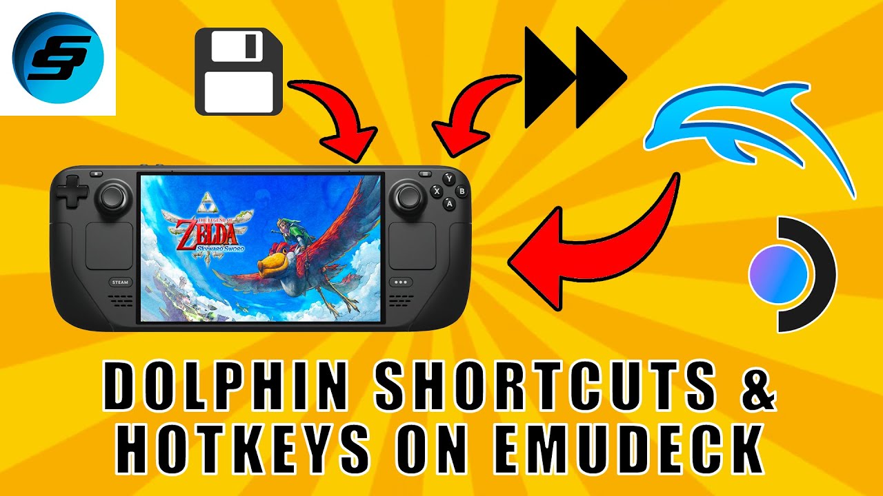 Горячие клавиши Dolphin и EmuDeck (EmulationStation) в Steam Deck — состояния сохранения на Wii и...