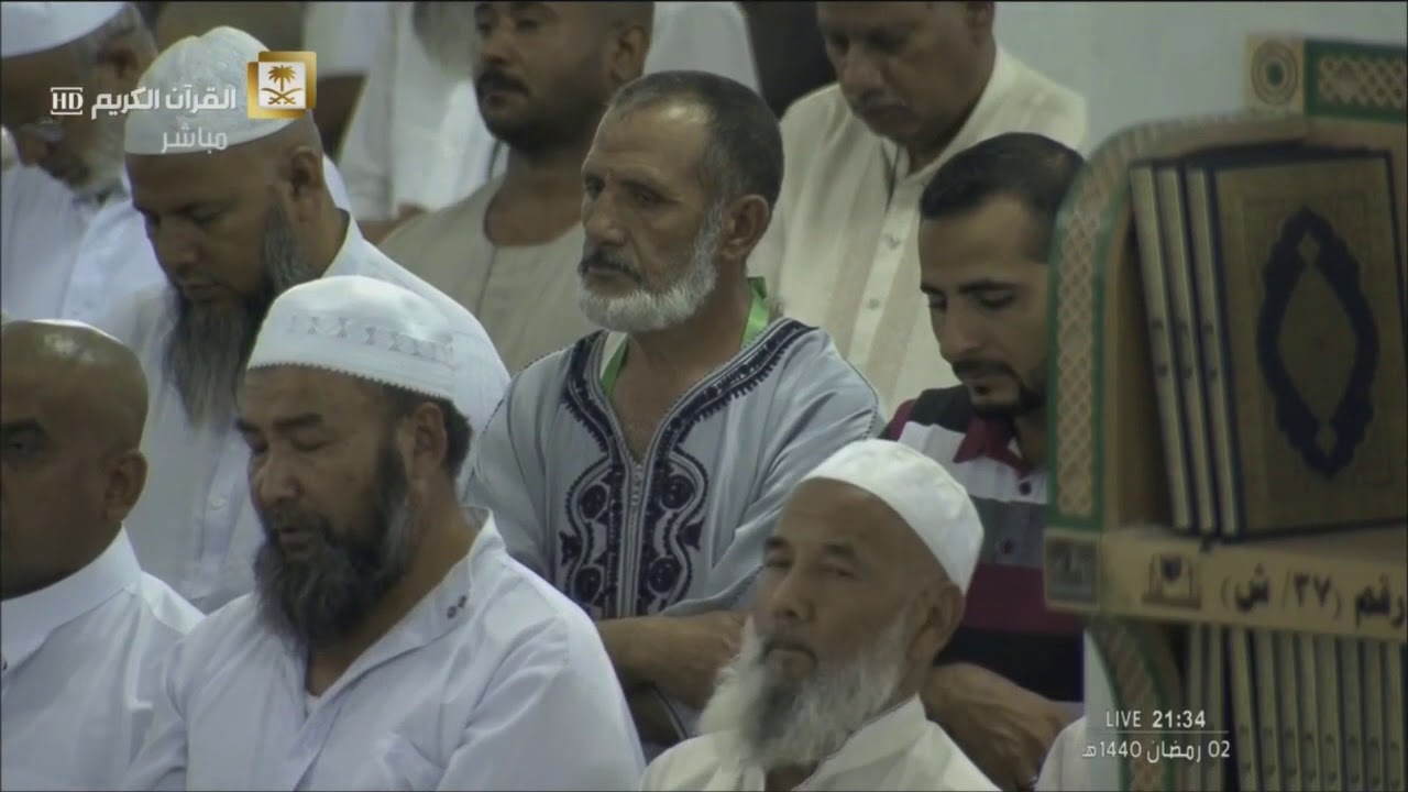 الشيخ بندر بليلة يختم سورة البقرة ويفتتح آل عمران بإبداع ليلة 3 رمضان 1440