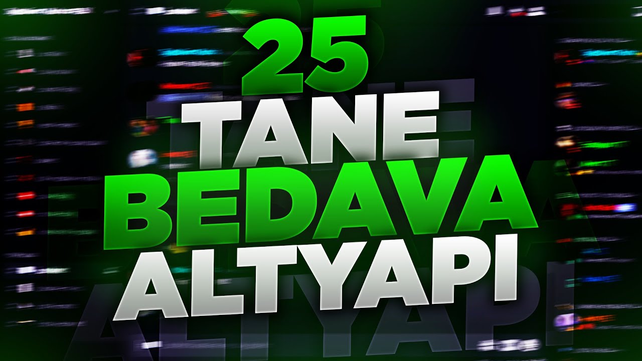 Yine İlki Yaptık 😉 | 👉 25 Tane Bedava Bot & Site Alt Yapısı | 📣 #KobsCode
