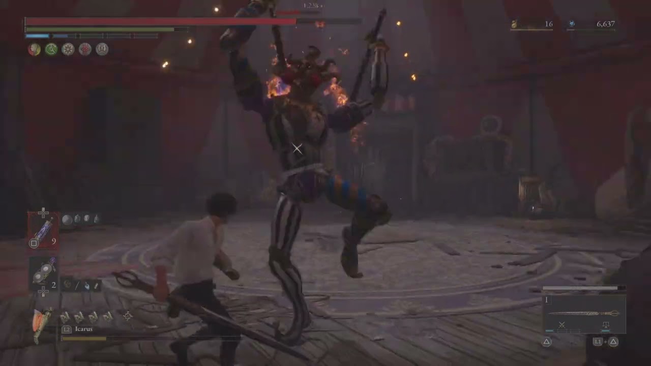 Lies of P, Overture DLC, Fire Juggler, Mini Boss Fight