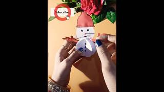 Diy paper craft Santa Claus making ideas// #diy #christmas #shortsfeed #art #viral#trendingshorts