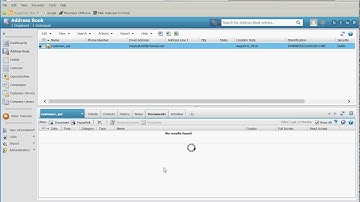 video showing multiple email addresses being tracked to an address book entry