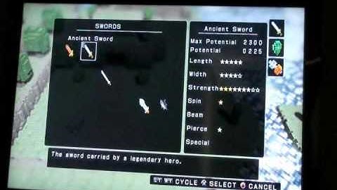 3D Dot Game Heroes Showing Off My Swords