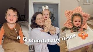 my top 10 baby products for 6-12 months! || huntermerck