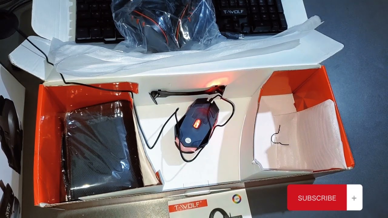 Backlit Keyboard and Headset
