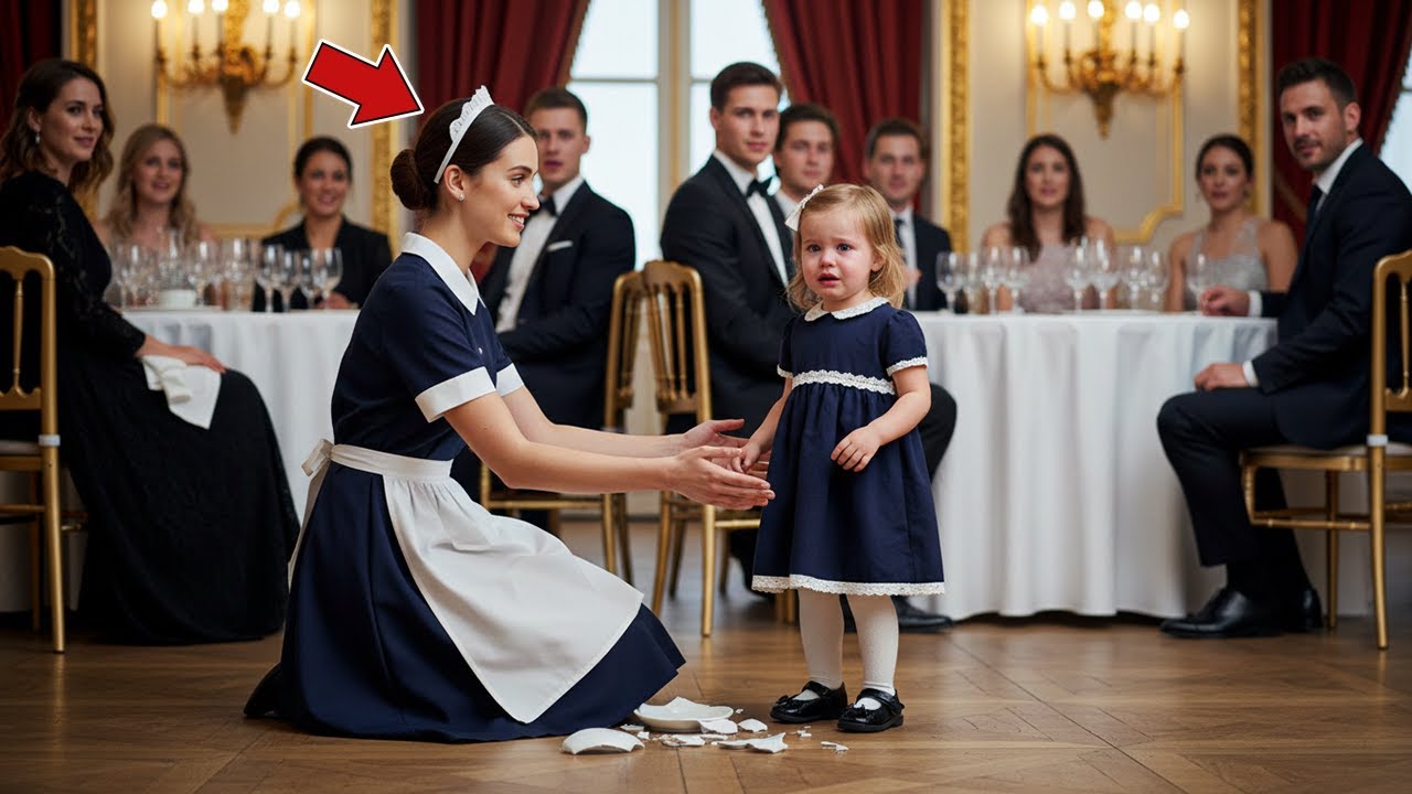 La fille du milliardaire brise des assiettes… jusqu’à ce qu’une serveuse discrète intervienne