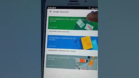 Como subir mis tareas a google clasroom