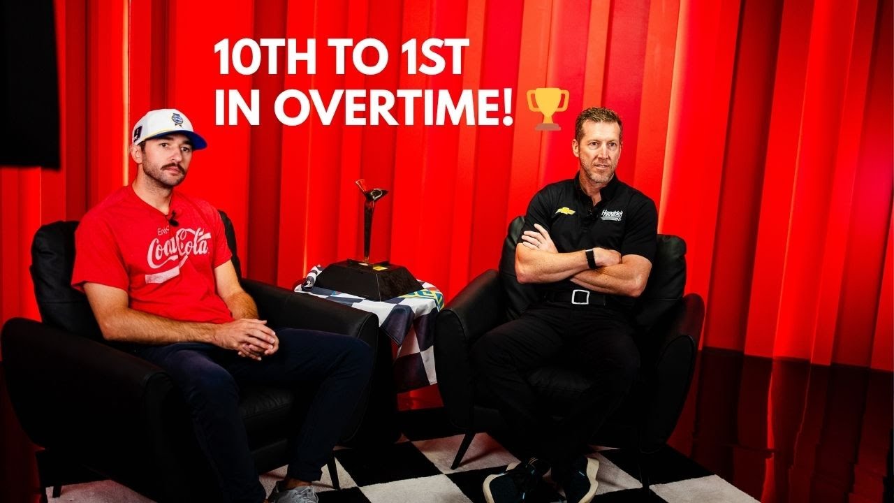 Эпическая атака Чейза Эллиотта в дополнительное время: с 10-го на 1-е место в Канзасе 2