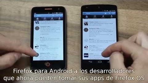 Firefox OS Apps ahora en Android