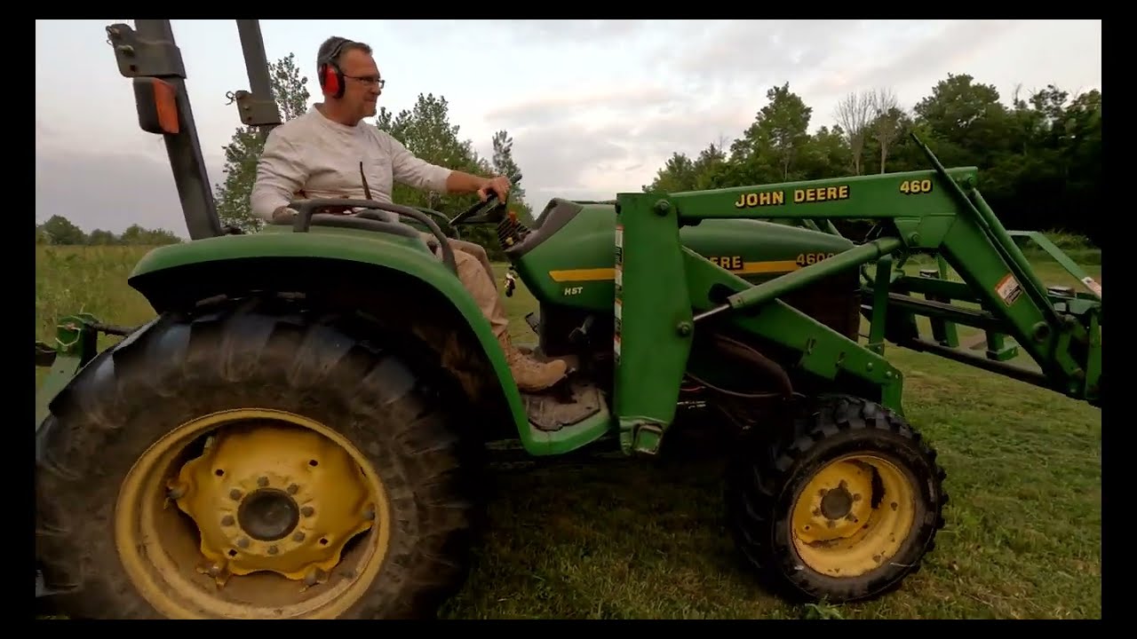 Brush Hogging John Deere Compact Tractor 6 17 2023 YouTube