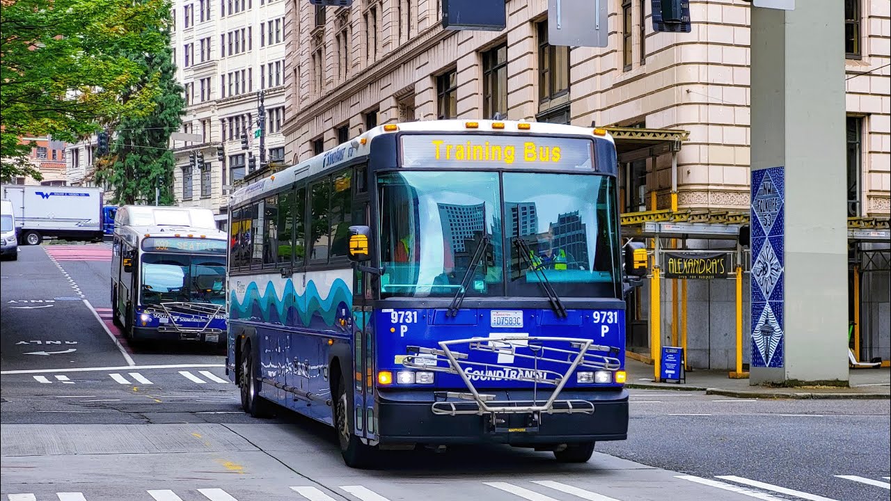 Ride on a Sound Transit 2008 MCI D4500 