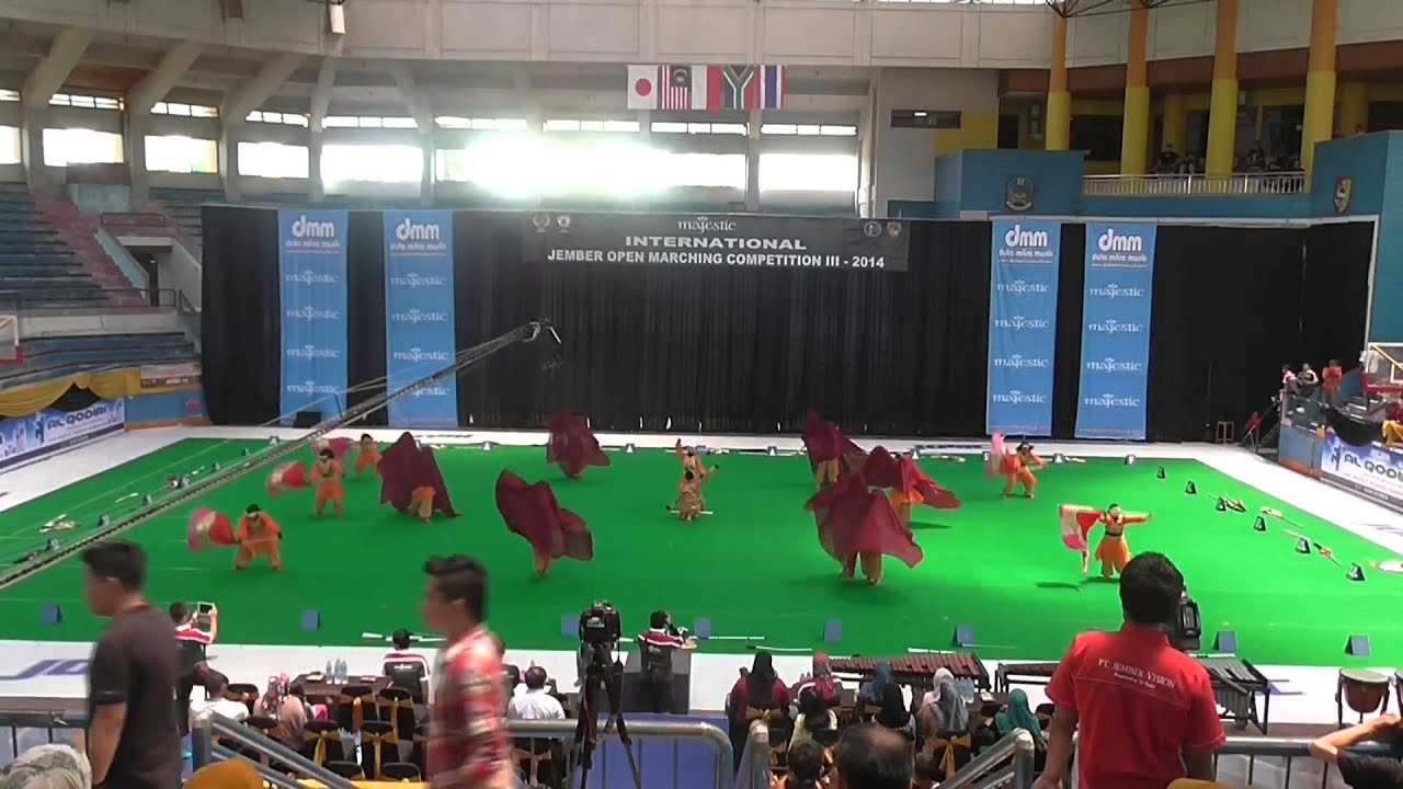 Color Guard MBUII on JOMC 2014 1st Runner Up General Division