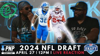 Live 2024 NFL Draft WATCH PARTY || DAY 3 (Rounds 4-7)