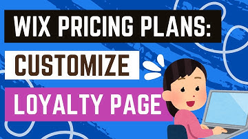 Wix Pricing Plans Loyalty Program: Customize Loyalty Pages