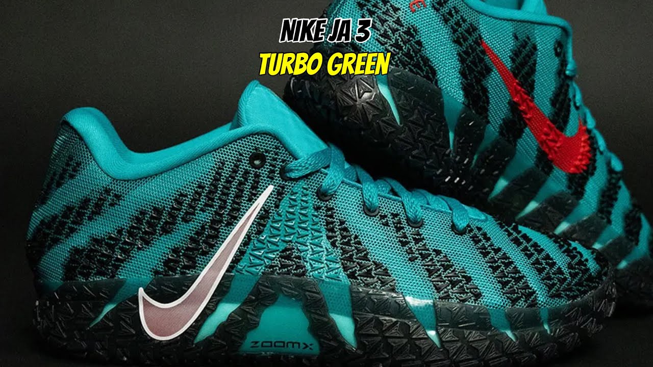 Nike Ja 3 Turbo Green - YouTube