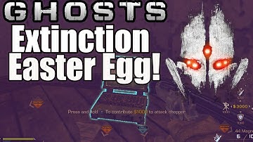 Call of Duty: GHOSTS - EXTINCTION SECRET ITEM! "Attack Chopper" - (COD Ghost Alien Easter Egg)