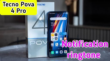 How To Change Notification Tone In Tecno Pova 4 Pro , Notification Ringtone Setting In Tecno Pova 4