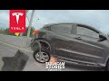 TESLA AUTOPILOT REAR ENDS A HONDA - 20 FAILS & SAVES | TESLACAM STORIES #92