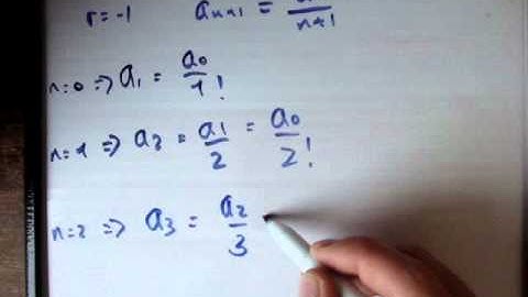 Differential Equations 15 b : Frobenius Method Example 1 Part 2