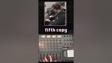 i copied drums 7 times on cassette and this happened  #analogrecording #analogtape #music