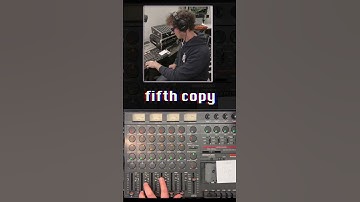 i copied drums 7 times on cassette and this happened  #analogrecording #analogtape #music