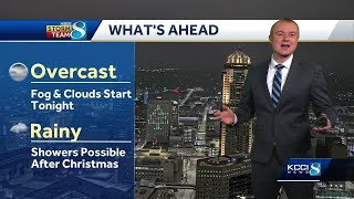 Iowa weather: Clouds increase before Christmas Day