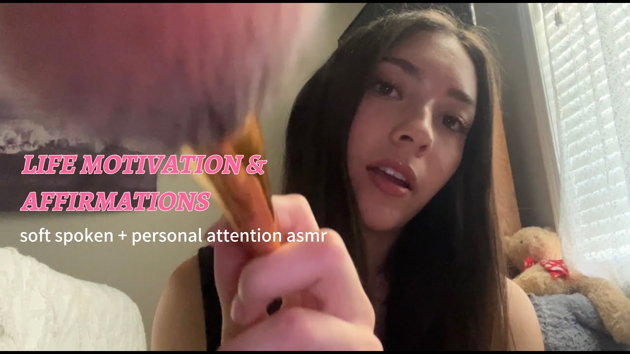 ASMR: life motivation/affirmations + personal attention triggers (soft spoken, lofi)