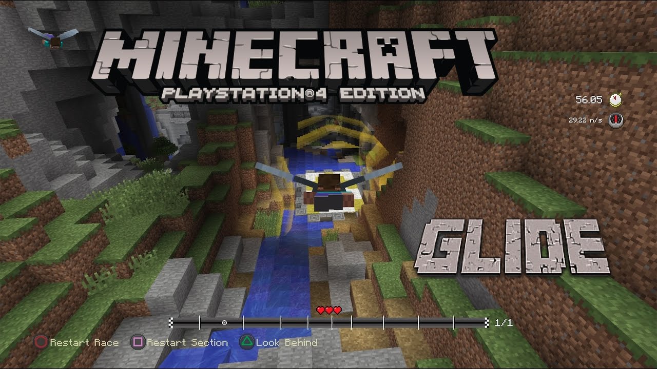Minecraft: PlayStation®4 Edition | Playing the Glide mini game