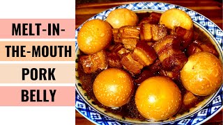 Melt-in-the-mouth Braised Soya Sauce Pork Belly With Eggs SO EASY | Aunty Mary Cooks 💕