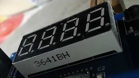 4 Digit 7-Segment LED Display Module