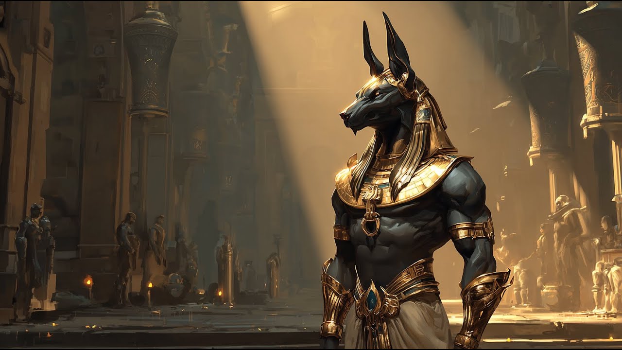 Forgotten Temple Soundscape | Anubis Meditation Music for Full Presence