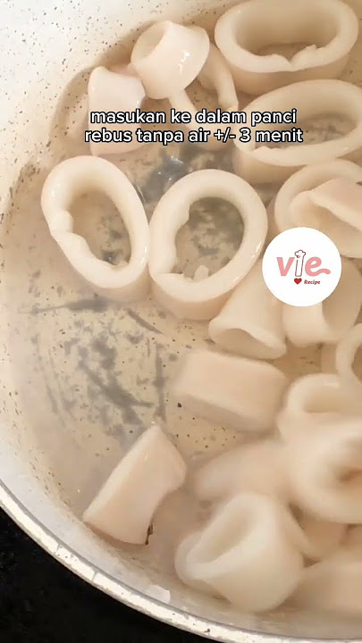 Cara bikin cumi agar tidak alot - Vierecipe