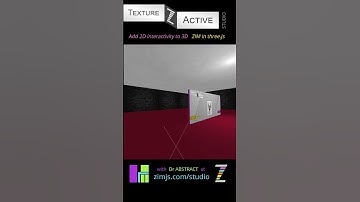 Use a 2D Flipper in 3D - #threejs #ZIMjs #TextureActive #3D #VR #virtualreality #flipper