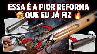 A pior reforma que já fiz em uma carabina 🤦🏽‍♂️