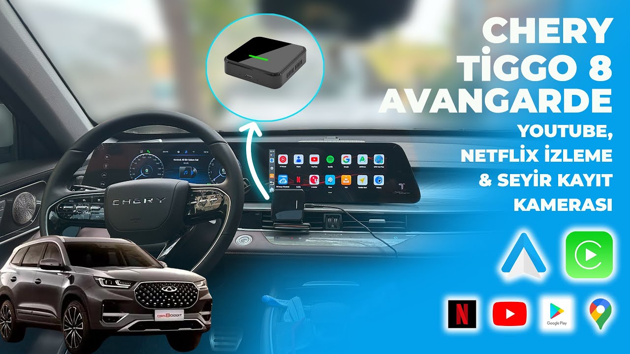 Mixtech S8 4GB 64GB Smart Ai Box Carplay Android Dönüştürücü Modül