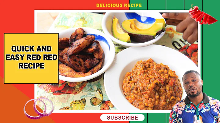 Easy Ghanaian Beans Stew // Quick and Easy Red Red Recipe