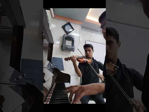 اجرای اهنگ به من نگاه کن مهستی Violin Piano Mahasti