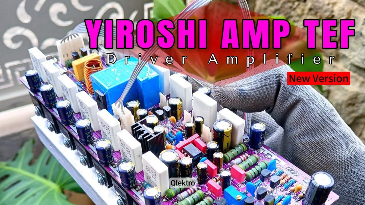YIROSHI AMP TEF 2U untuk GENJOR AUDIO - YouTube