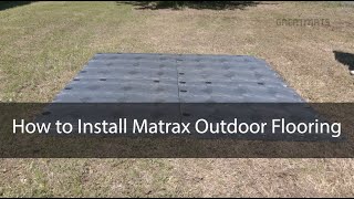 How to Install Matrax Composite Mats - Light & Heavy Duty - Features Include:
-Water drainage holes
-ADA compliant
-Made in USA, 100 percent recyclable
-Easy to install
-Temporary walkways or driveways (depending on style)
-Diamond top texture
-Cam lock system
-Portable event flooring

Shop these Products:
https://www.greatmats.com/ground-protection-mats/matrax-light-duty-pedestrian-mats-4x4-grey.php
https://www.greatmats.com/ground-protection-mats/matrax-heavy-duty-drivable-mats-4x4-grey.php

#groundmats