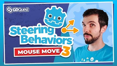 Intro to Steering Behaviors in Godot part 3: Mouse Move (tutorial)