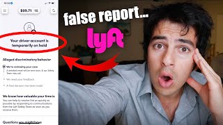 deactivated by Lyft over a false report...