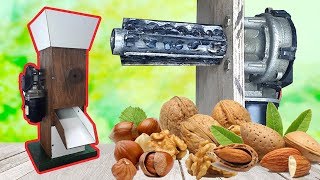 DIY Motor Powered Nut/Walnut Cracker  Motorlu fındık ve ceviz kırma makinesi