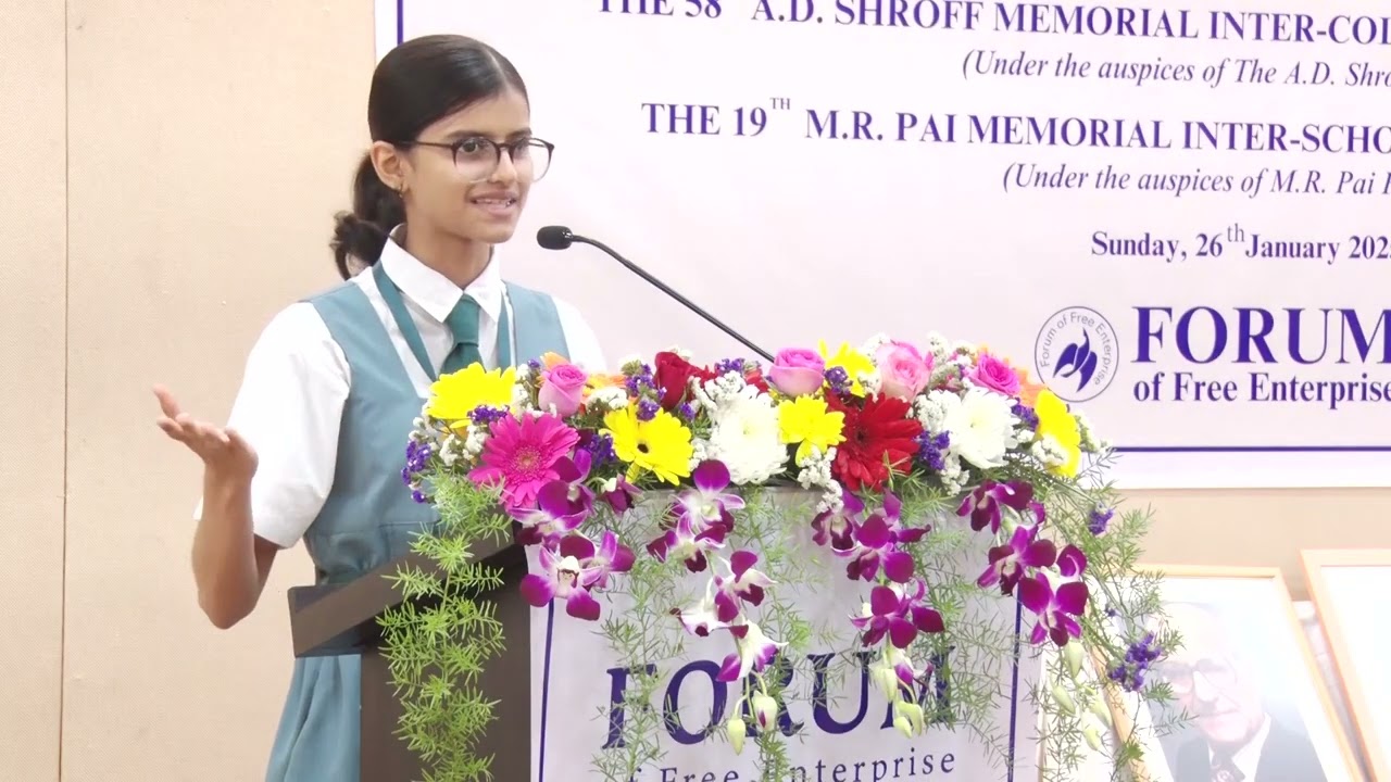 Anvee Ajgaonkar, Balmohan Vidyamandir, Dadar (W) – First Prize