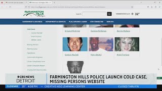 Farmington Hills police launch webpage dedicated to cold case, missing person investigations